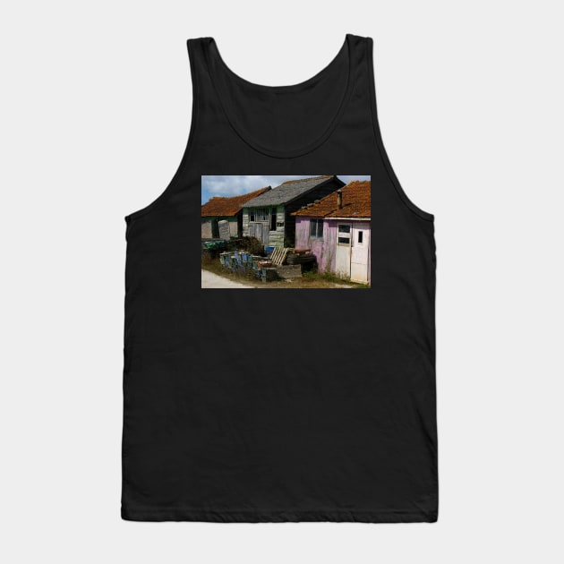 Beach hut Tank Top by Zamen